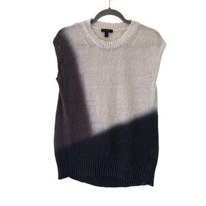 J. Crew XS Linen Sleeveless Ombre Tie Dye Sweater Top